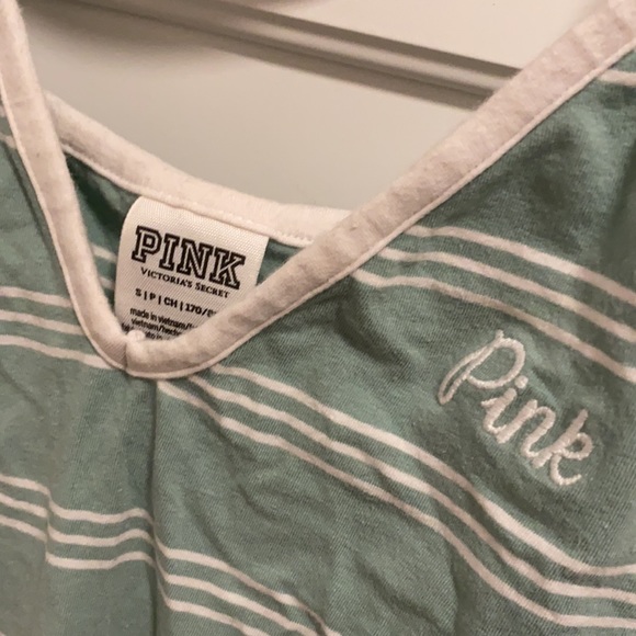 PINK Green & White Bodysuit - Picture 2 of 2